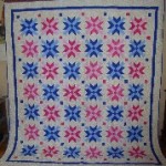 Wedding Quilt pink and blue